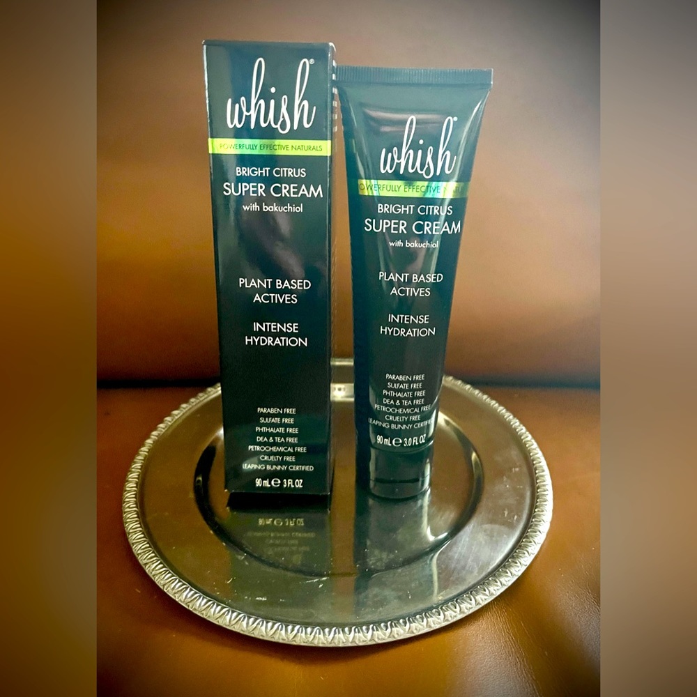 $105 WHISH Bright Citrus Super Cream w/Bakuchiol Intense Hydration Plant Based